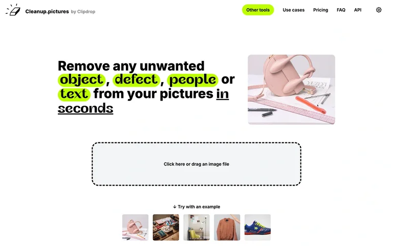 Cleanup.pictures — Image cleanup