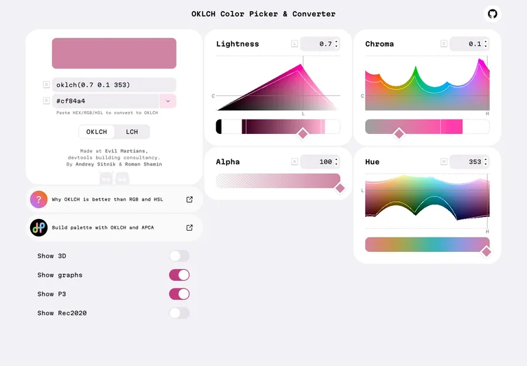 OKLCH — Color picker