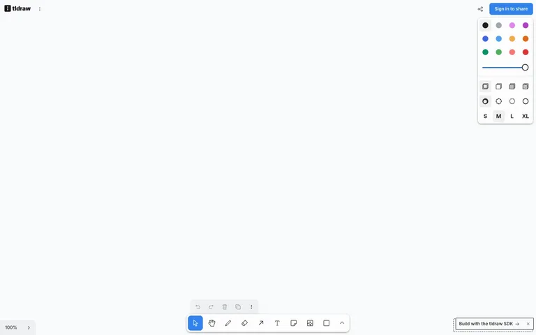 tldraw — Canvas