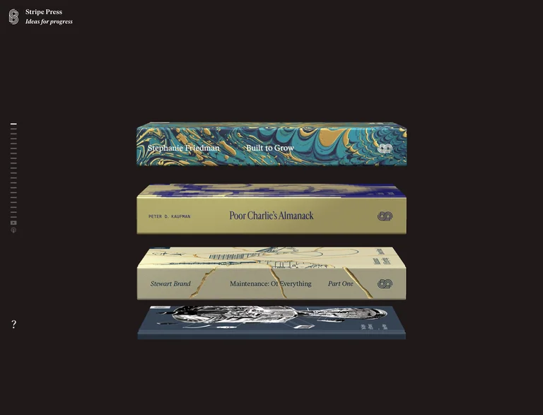 Stripe Press — 3D Book Shelf
