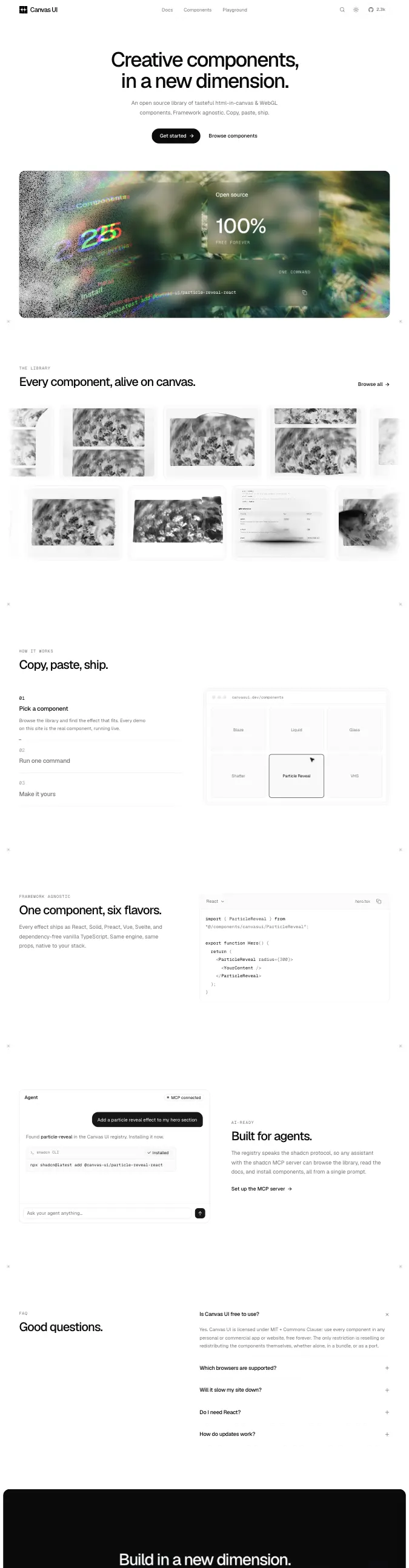 Canvas UI preview