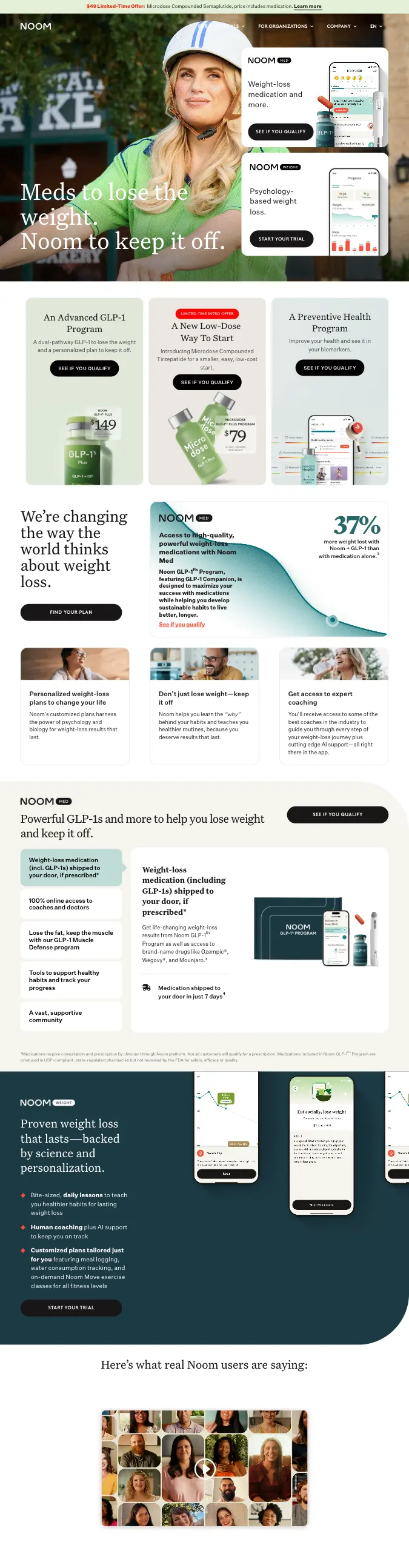Noom — Onboarding Quiz Funnel preview