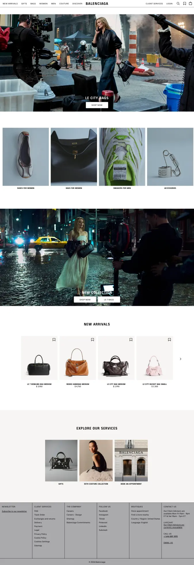 Balenciaga — Luxury Fashion Black preview