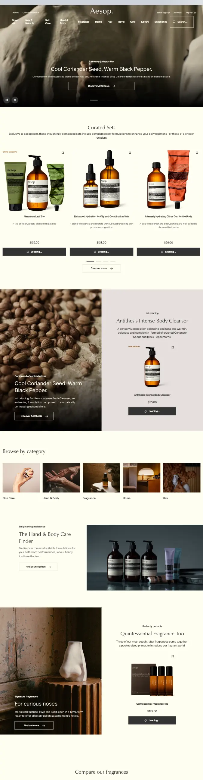 Aesop — Editorial Luxury preview
