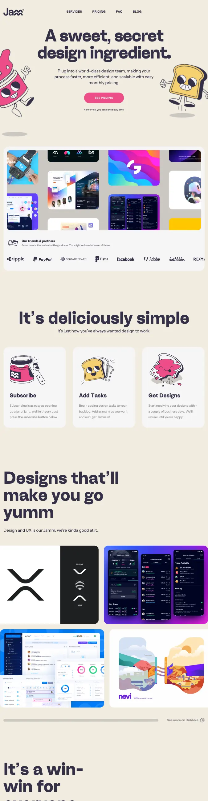 Jamm — Playful Mascot DTC preview