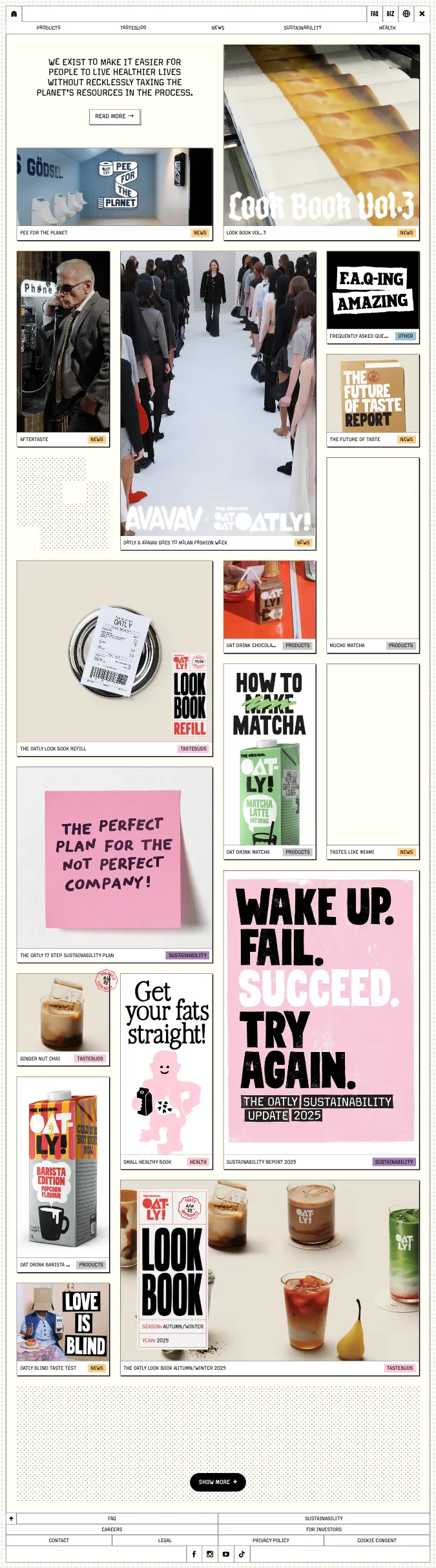 Oatly — Warm Playful DTC preview